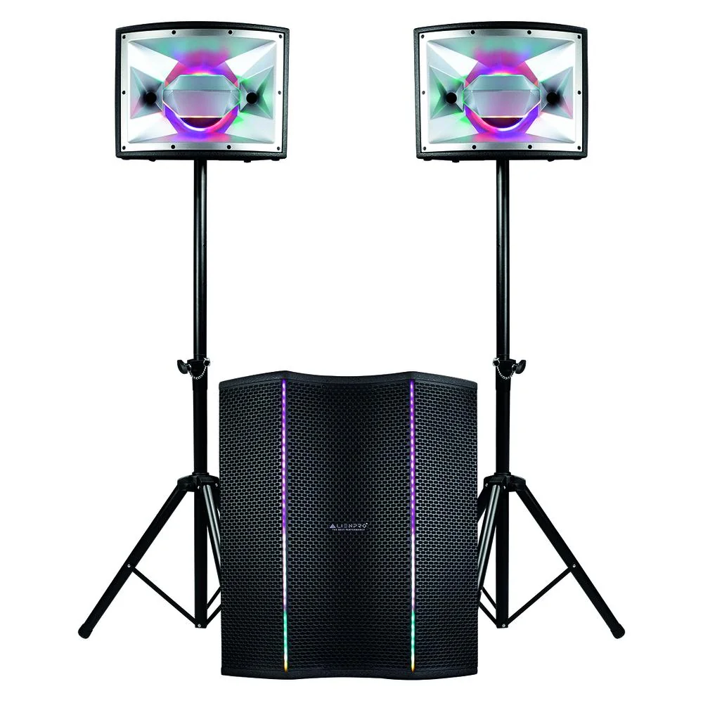 Sistema Lineal Alienpro Gtarray15 600w Rms Subwoofer Usb Rgb