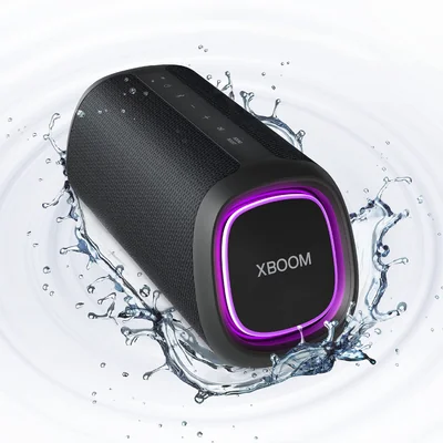 Altavoz Portátil Lg Xg5qbk Negro Con Iluminación Led Y Batería De Hasta 18 Horas - Venta Internacional.