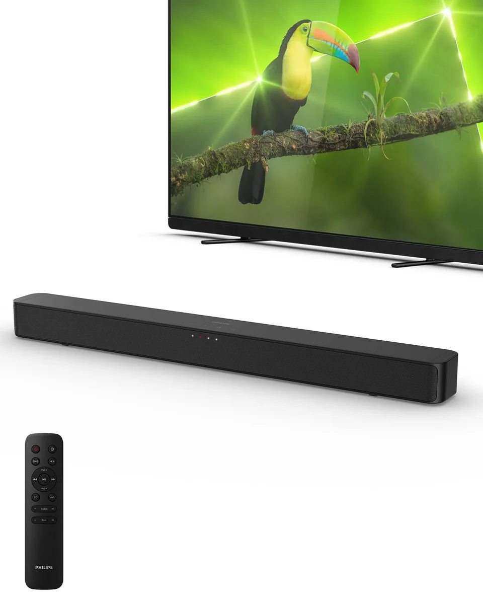Barras De Sonido Philips Philips B4000 Barra De Sonido Para Tv Sonido De 2.0 Canales Bt Le Audio Fácil Configuración Easylin