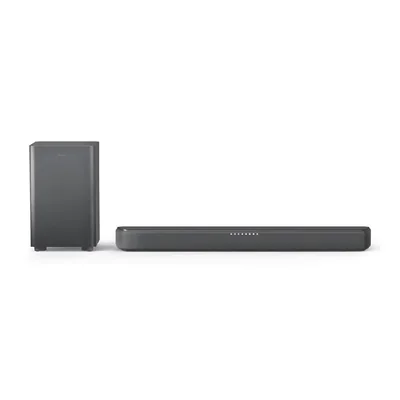 Barra De Sonido Philips Dolby Digital Plus Con Subwoofer Inalámbrico Para Graves Más Profundos