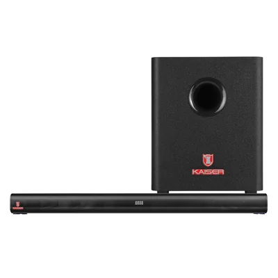 Barra De Sonido Con Subwoofer Bluetooth Kaiser Kbs-4060 Más Control Remoto
