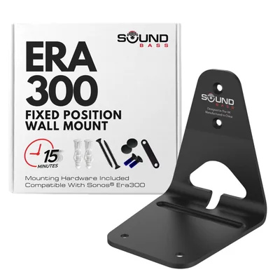 Soporte De Montaje Sound Bass Era300 Negro Perfil Bajo - Venta Internacional.