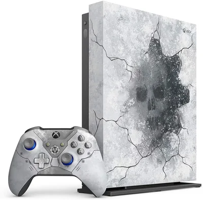 Consola De Videojuegos Microsoft Xbox One X Azul Ártico 1 Tb Gears 5 - Venta Internacional.