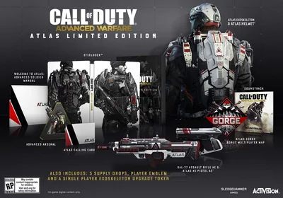 Videojuego Activision Call Of Duty Advanced Warfare Edición Limitada Atlas Para Playstation 4 - Venta Internacional.