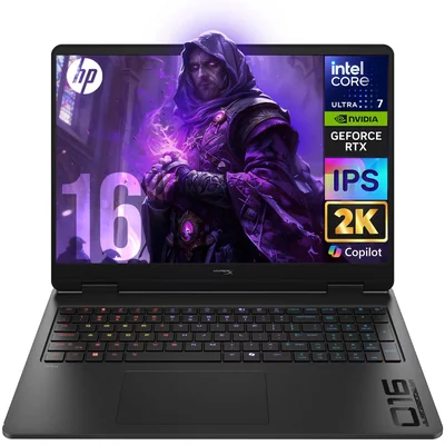 Laptop Ia Pc Hp Omen Hyperx 16-am2013dx Geforce Rtx 5060 8gb Core Ultra 7 356h 16gb 512gb 16' 2k 165hz Windows 11 Teclado Ingles