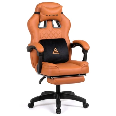 Silla Gamer Playfever Omega Escritorio Ergonómica Reclinable Camel