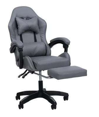 Silla Gamer Reclinable Con Reposa Pies Silla Gaming Ergonómica Ajustable