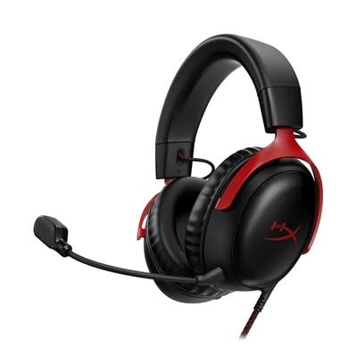 Auriculares Para Juegos Hyperx Cloud Iii Con Cable Para Pc Ps5 Xbox Negro/rojo - Venta Internacional.