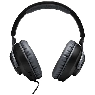 Audífonos de Diadema Gamer JBL color Negro Quantum 100 Alámbricos 3.5 MM Micrófono