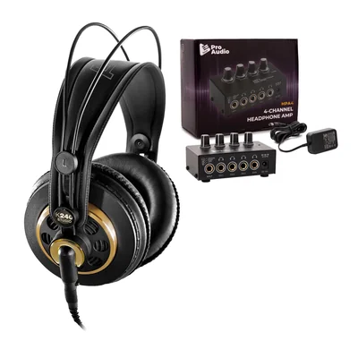 Auriculares Akg K240 Studio Semiabiertos Circumaurales Con Amplificador