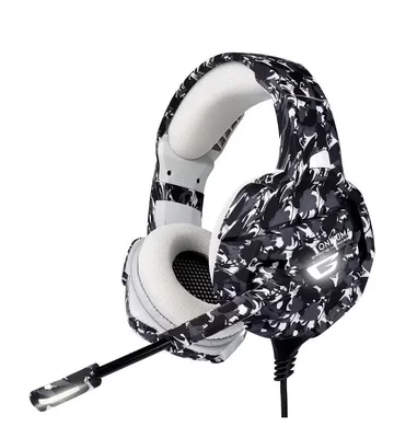 Audífonos Gamer Onikuma Camou color Gris