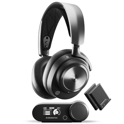 Steelseries Arctis Nova Pro - Auriculares Inalámbricos Multisistema Para Juegos - Controladores De Alta Fidelidad Premium - Canc