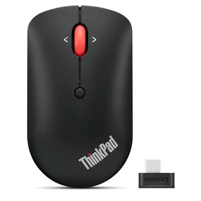 Mouse Inalámbrico Lenovo Thinkpad 4Y51D20849 color Negro USB-C