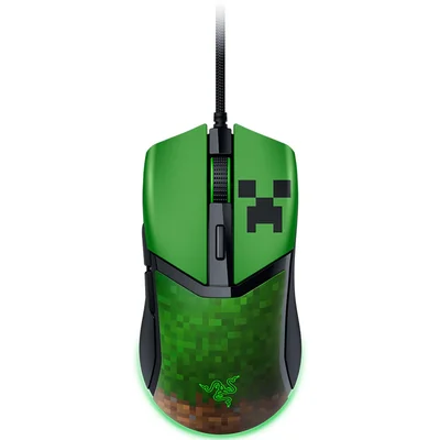 Mouse Alámbrico Razer Minecraft Verde-Venta Internacional