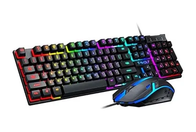 Teclado + Mouse T-wolf Gaming Combo Tf200 Retroiluminado