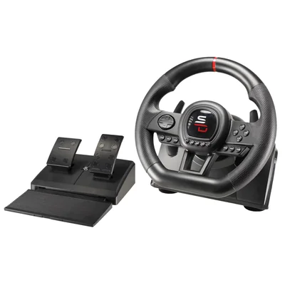 Volante Subsonic Sv650 Negro Con Pedales Y Levas Para Xbox Y Pc - Venta Internacional.