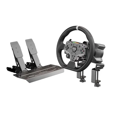 Volante De Carreras Moza R3 Para Xbox Y Pc Direct Drive 3 9 Nm Con Aro De Aluminio Y Pedales Sr-p - Venta Internacional.
