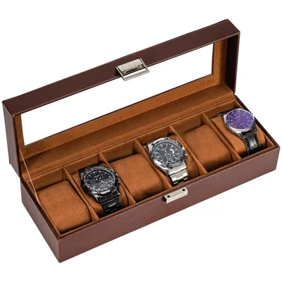Estuche Procase Marrón para Relojes-Venta Internacional
