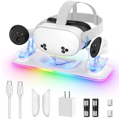 Base De Carga Kinwin Pd Rápida De 18 W Para Oculus Quest 3s/quest 3 - Venta Internacional.