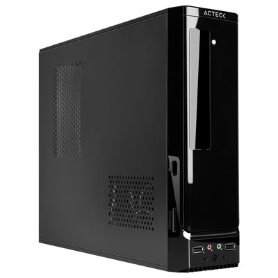 Gabinete Acteck Atom Slim Ac-929042 Negro Micro Atx 480W Usb 2.0