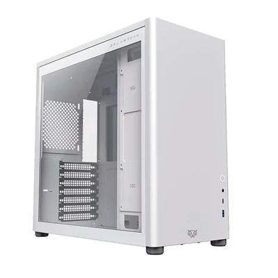 Gabinete Gamer Balam Rush Eris Frost GM985 ATX Media Torre Cristal Templado USB 3.0 BR-935678 color Blanco