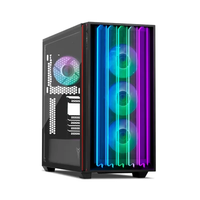Gabinete Gamer Yeyian Ycm-apmir-s1 Midi-tower, Atx/micro-atx/itx, Espacio Para Ssd,hdd Y Vga Hasta 390mm, Hasta 7 Ventiladores