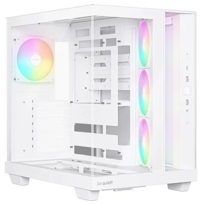 Gabinete Para Pc Be Quiet! Light Base 500 Lx Blanco Con Paneles Acristalados Y Ventiladores Argb - Venta Internacional.
