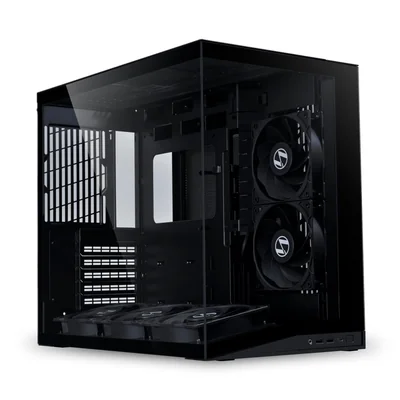 Gabinete Para Pc Lian Li O11d Mini V2 Airflow Negro Con 5 Ventiladores De 120 Mm