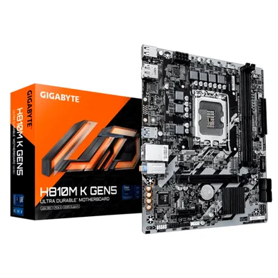 Motherboard Gigabyte H810m K Gen5 Lga1851 Micro Atx 2xddr5 128gb