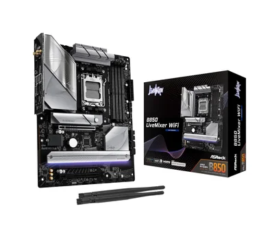 Placa Base Asrock B850 Con Wifi 7 Y Bluetooth Ddr5 Pcie 5.0 Para Procesadores Amd Ryzen Series 9000 - Venta Internacional.