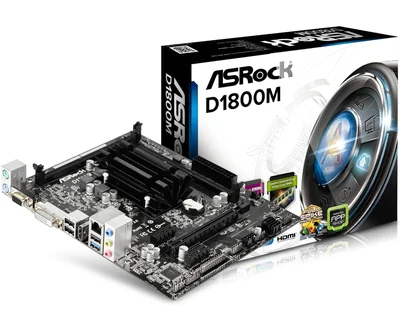 Placa Madre Asrock D1800m Micro Atx Con Memoria Ddr3 1066 Dual Channel - Venta Internacional.