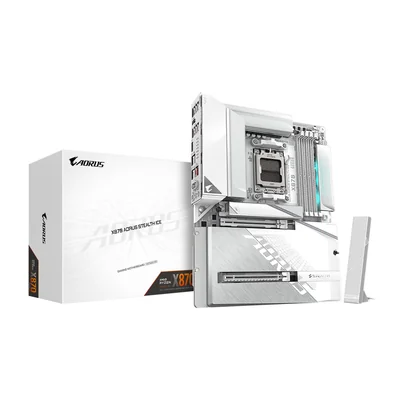 Placa Madre Gigabyte X870 Aorus Stealth Ice Reverse-connect - Venta Internacional.