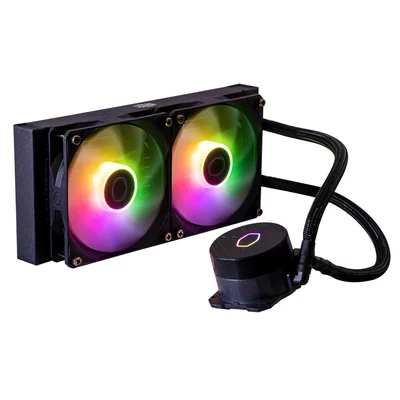 Enfriamiento Cooler Master Master Liquid 240 Core Ii Argb Negro Lga 1851 Am5 Mlw-d24m-a18pa-r1