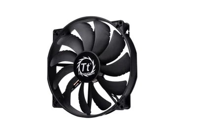 Ventilador Thermaltake Pure Serie 20 Negro Con Sistema De Montaje Antivibración Y Alto Flujo De Aire - Venta Internacional.