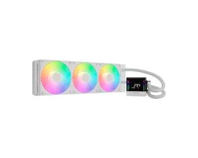 Enfriamiento Líquido Gamdias Chione E4 360 ARGB Digital Blanco LGA1700/AM5