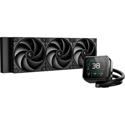 Enfriamiento Deepcool Spartacus 420 Negro RGB AM5/LGA1851 con Pantalla LCD