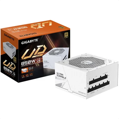Fuente De Poder Gigabyte 850w Ud850gm Pg5 V2 Ice 80 Plus Gold Modular Blanco Gp-ud850gm Pg5 Ice