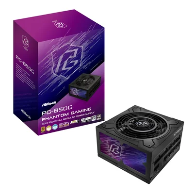 Fuente De Alimentación Asrock Pg-850g 850w Totalmente Modular 80 Plus Gold - Venta Internacional.