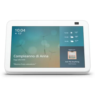 Bocina Asistente de Voz Amazon Echo Show 8 2da Generación color Blanco