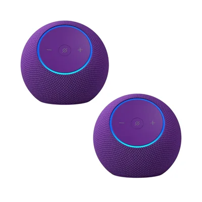 Combo 2 Amazon Echo Dot Max Alexa+ Morado Sonido Estéreo