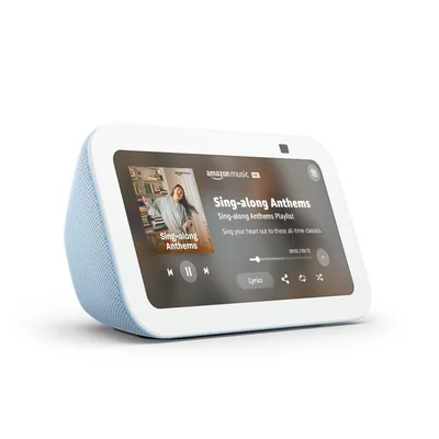 Amazon Echo Show 5 Cloud Blue con 2 Bajos - Venta Internacional
