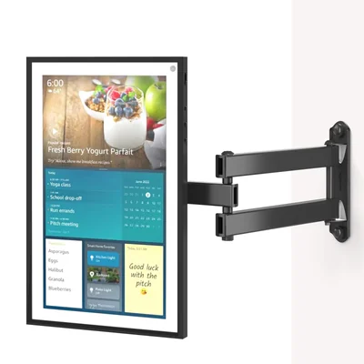 Soporte De Pared Wali Para Echo Show 15 Negro Con Ajuste De Inclinación Y Giro - Venta Internacional.