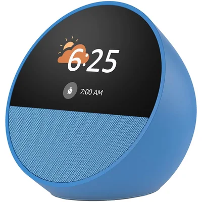 Despertador Inteligente Alexa Amazon Echo Spot 2.83'' Asistente De Voz Smart Home Reproductor Color Azul