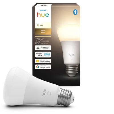 Bombilla Led Inteligente Philips Hue A19 10.5w 1100lm 2700k 1 Unidad - Venta Internacional.