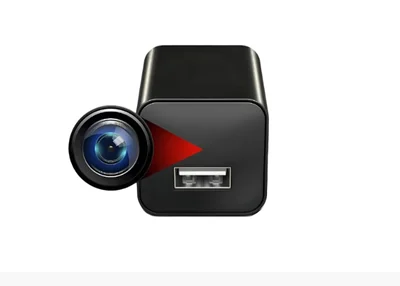 Cámara Espía Tipo Cargador Funcional Usb 1080p 24/7 Color Negro