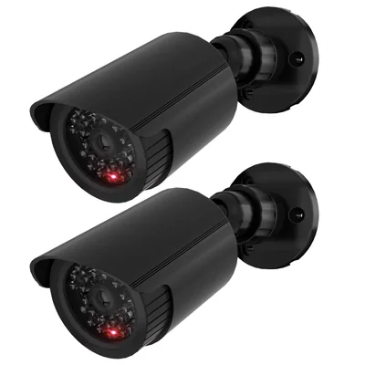Cámara De Vigilancia Ficticia Wali Bullet Tc-b2 Con Luz Led  Paquete De 2 - Venta Internacional.