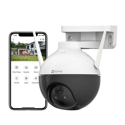 Ezviz C8c Lite Cámara Para Exteriores Panorámica/inclinación/zoom Cobertura Visual De 360 Cámara De Seguridad Wifi 1080p Vis