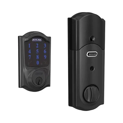 Cerradura Schlage Be469zp Negro Mate Cerrojo Inteligente Con Z-wave Para Sistemas De Hogar - Venta Internacional.