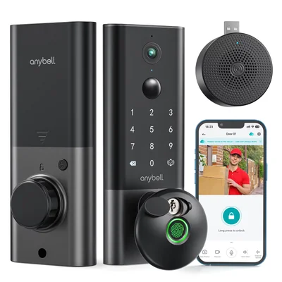 Cerradura Inteligente Anybell Con Huella Digital Wi-fi Y Cámara - Venta Internacional.