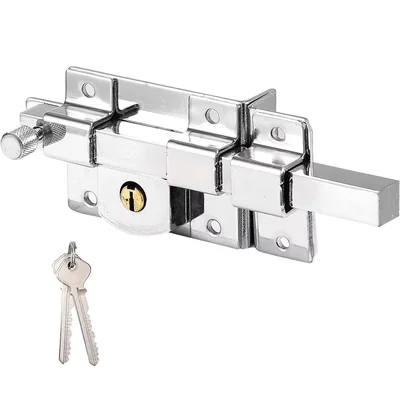 Mornwell Cerradura De Barra Fija Con Llaves cerradura Chapa De Seguridad cerradura De Puerta Para Puertas chapas Para Puertas Y